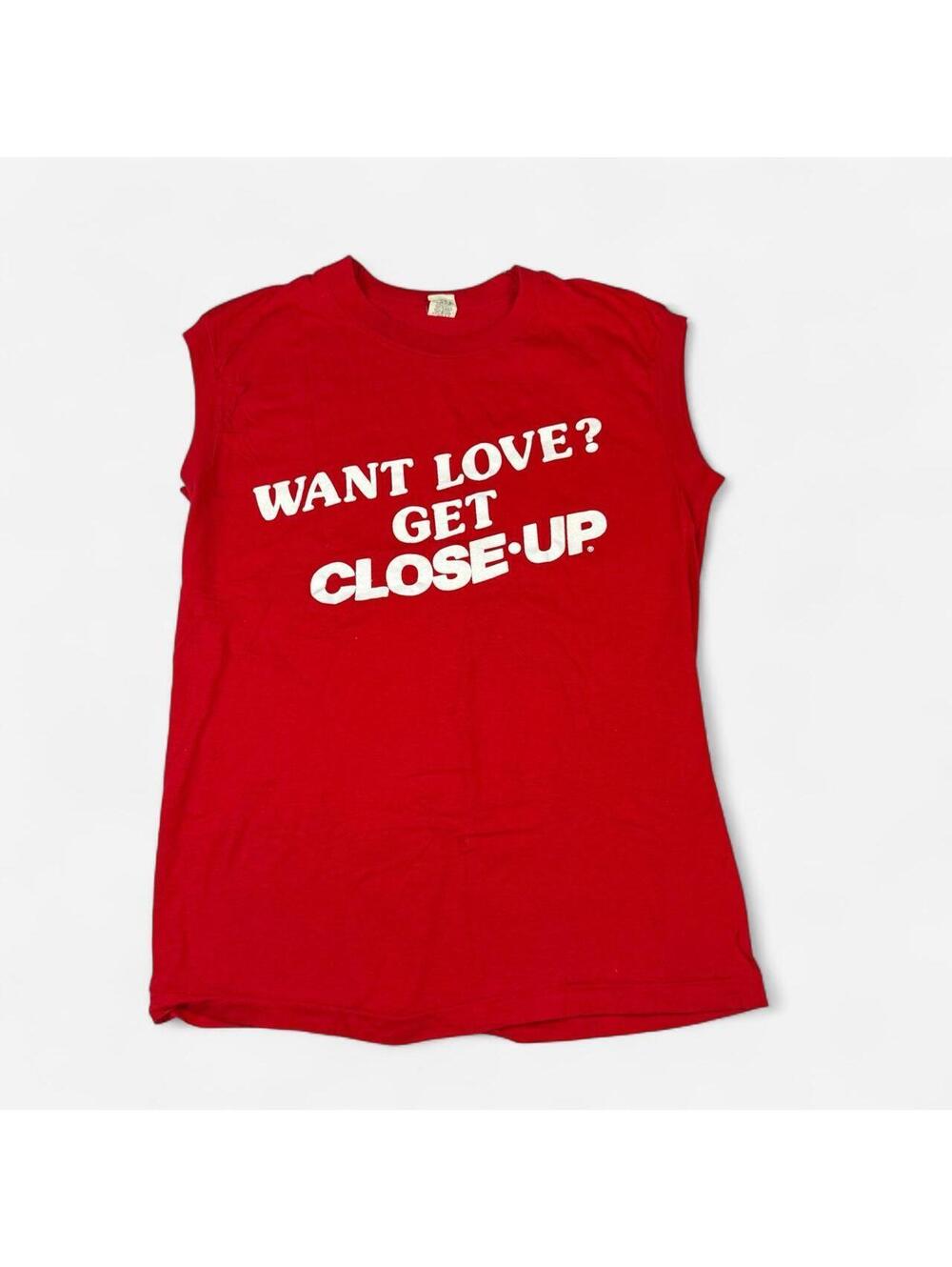 Screen Stars Graphic Tee 80s Grunge Retro Red